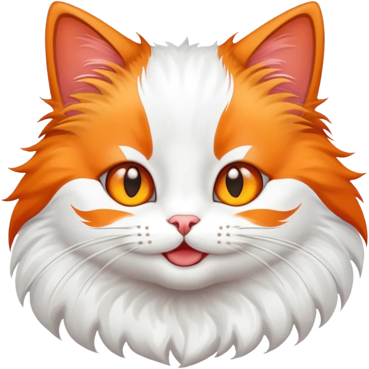 Cat happy emoji