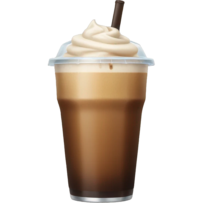 Ice coffee emoji