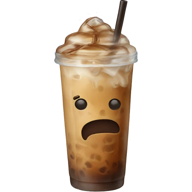 iced coffee emoji