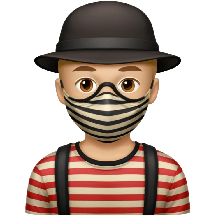  portrait of robber  emoji