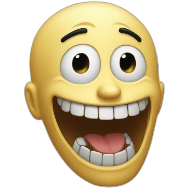 Mort de rire emoji