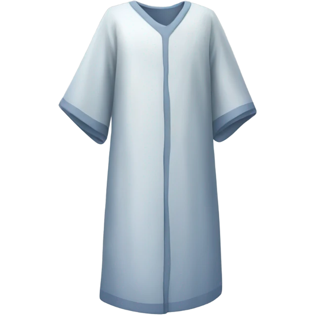 Patient gown emoji