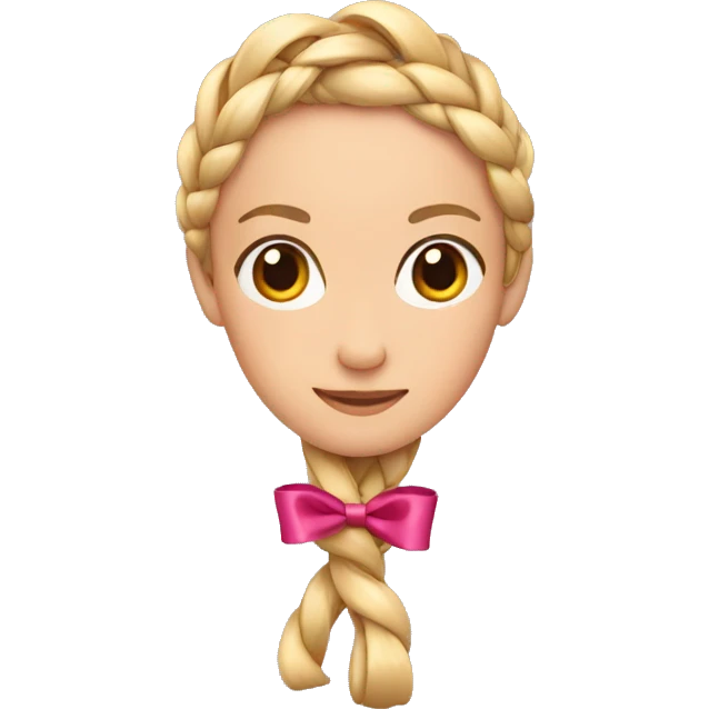 braid with ribbon  emoji