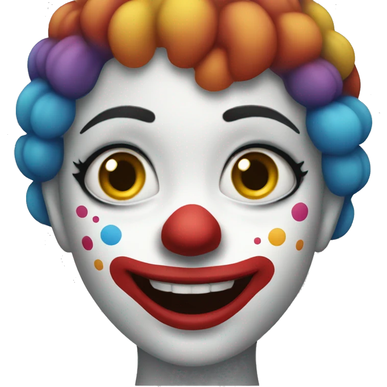 Girl clown  emoji