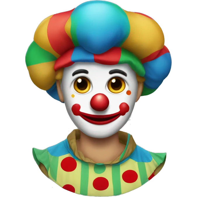 Clown cagoule  emoji