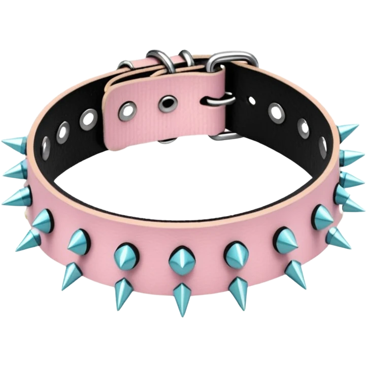pastel spiked choker emoji