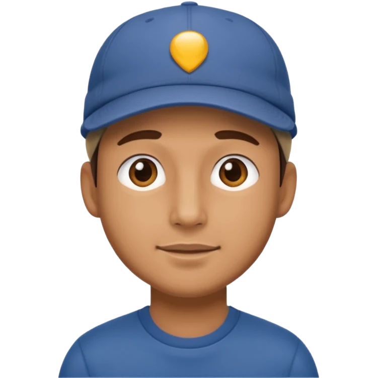 guy in a cap emoji