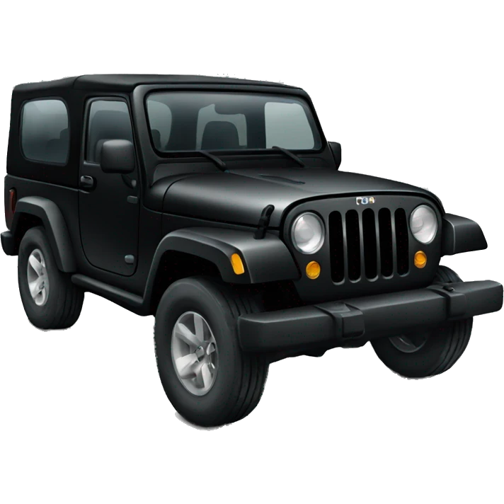 Black jeep emoji