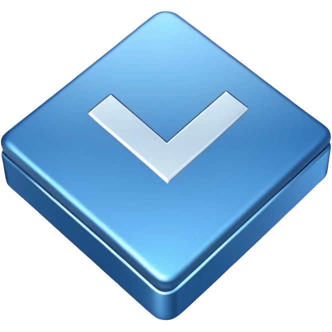 can u make roblox blue square checkmark and square should be tilted to  emoji