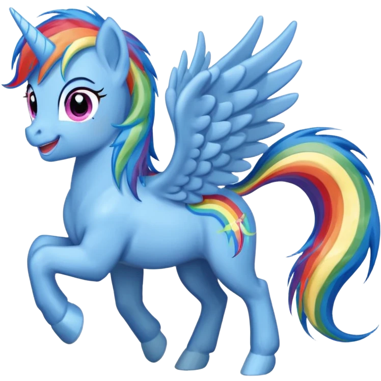 Rainbow dash emoji