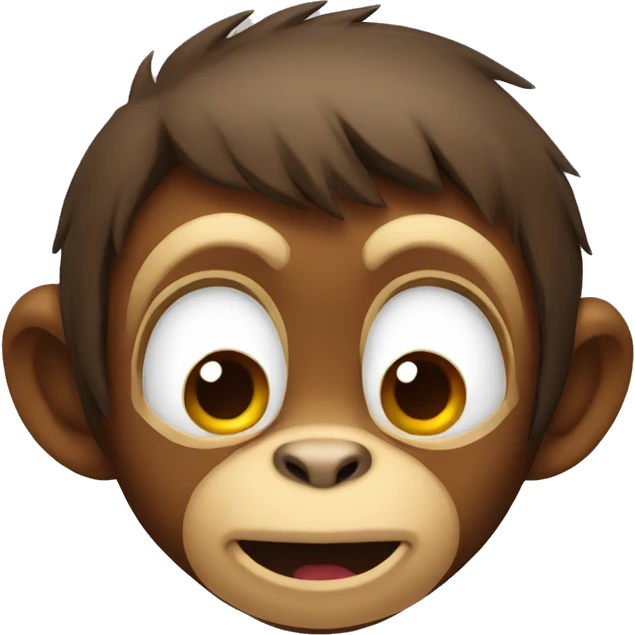 monkey shut mounth emoji
