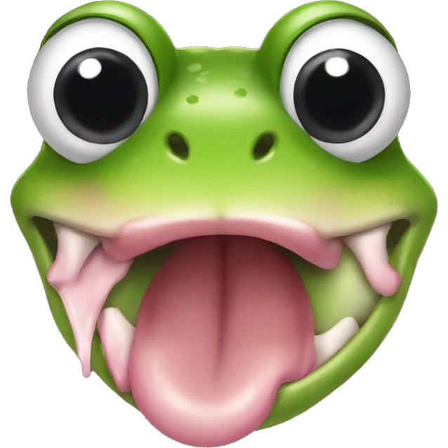 frog tongue emoji