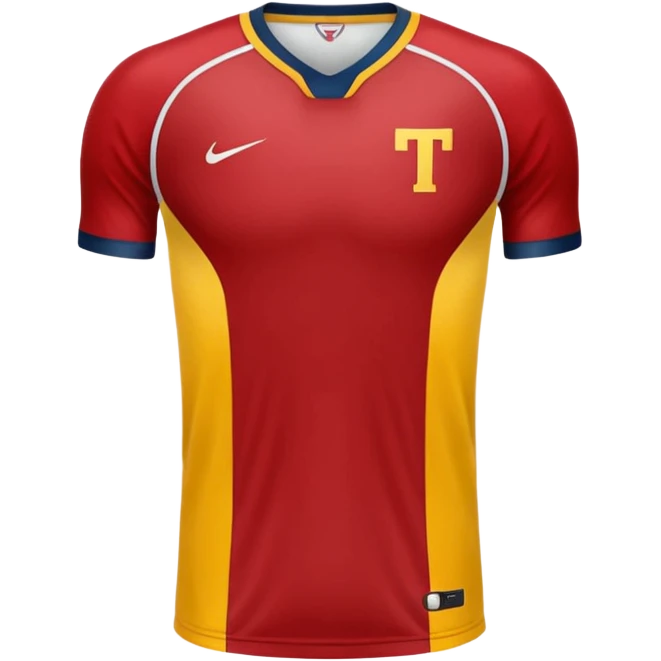 red, yellow, white titan jersey emoji
