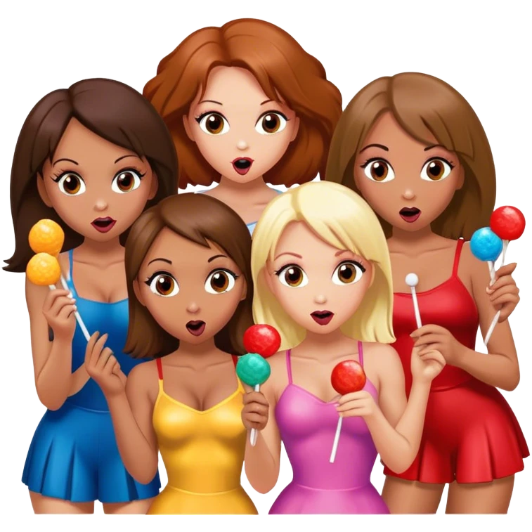 Spice girls, chupa chups lollipop emoji