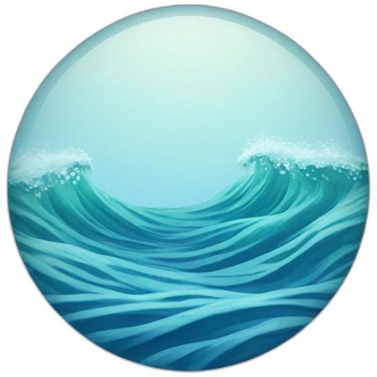 circular water waves emoji