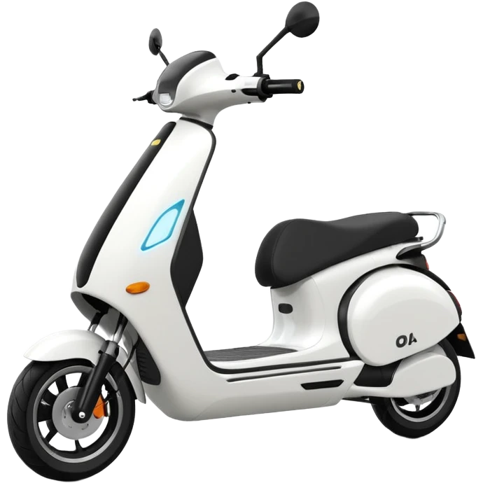 Make a emoji of a electric scooter white and black colour named ola emoji