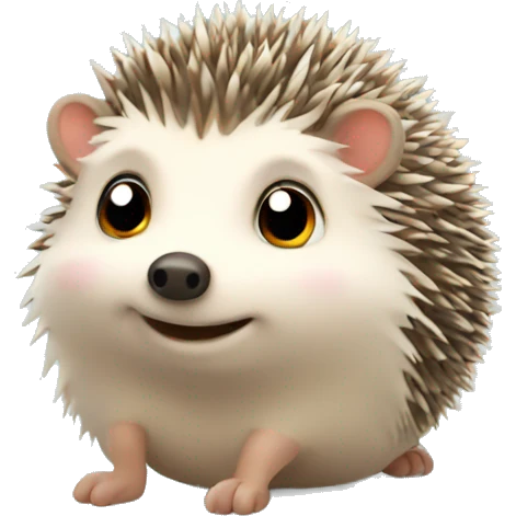 cute hedgehog  emoji