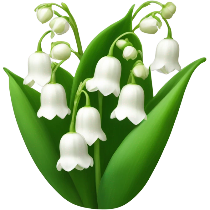 Lily of the valley flower emoji