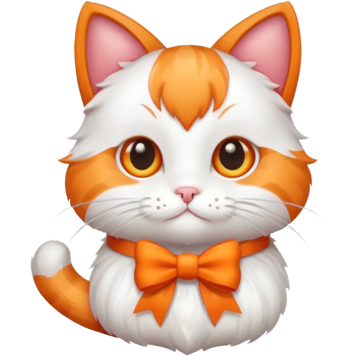 котик з бантіком emoji