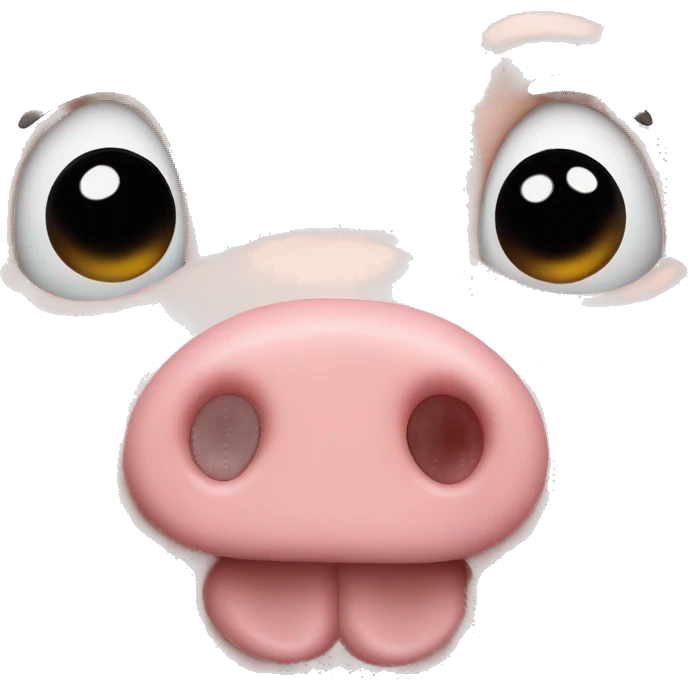 pig nose emoji