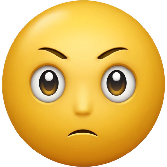 hard stare normal emoji emoji