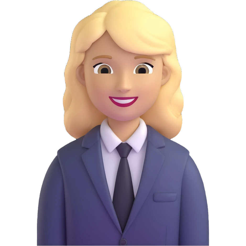 Oleg Tinkov, smiling, blond hair, business casual emoji
