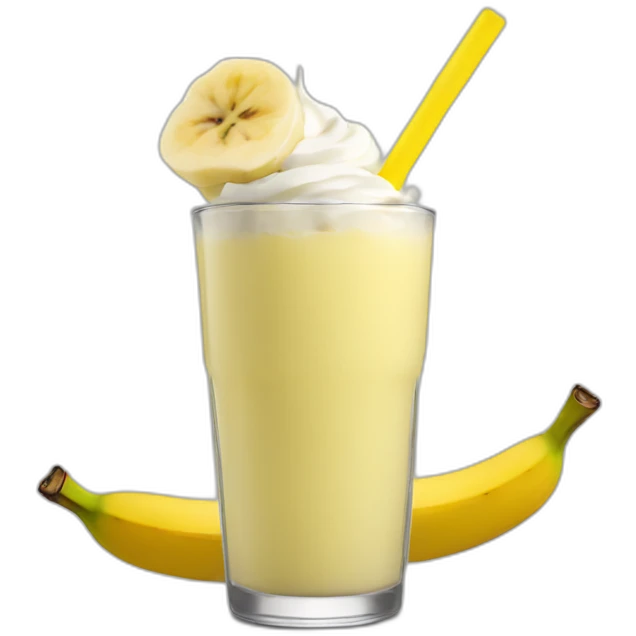 Banana shake  emoji