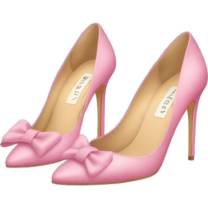 Pink valentino shoes emoji