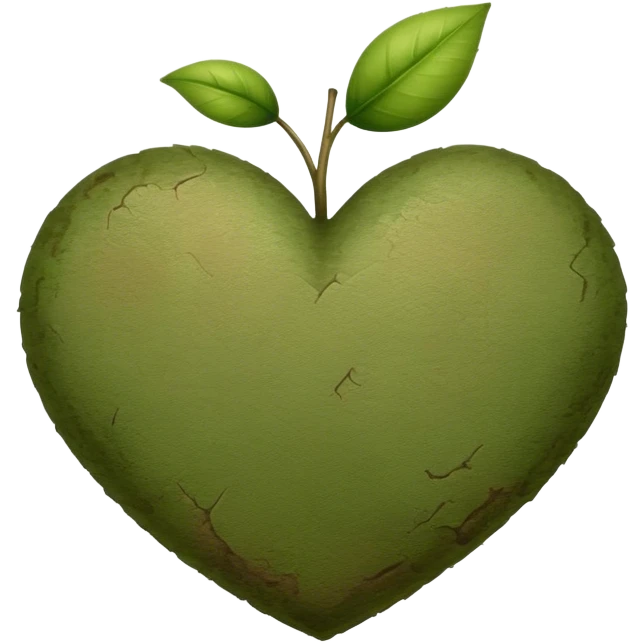 cœur kaki  emoji