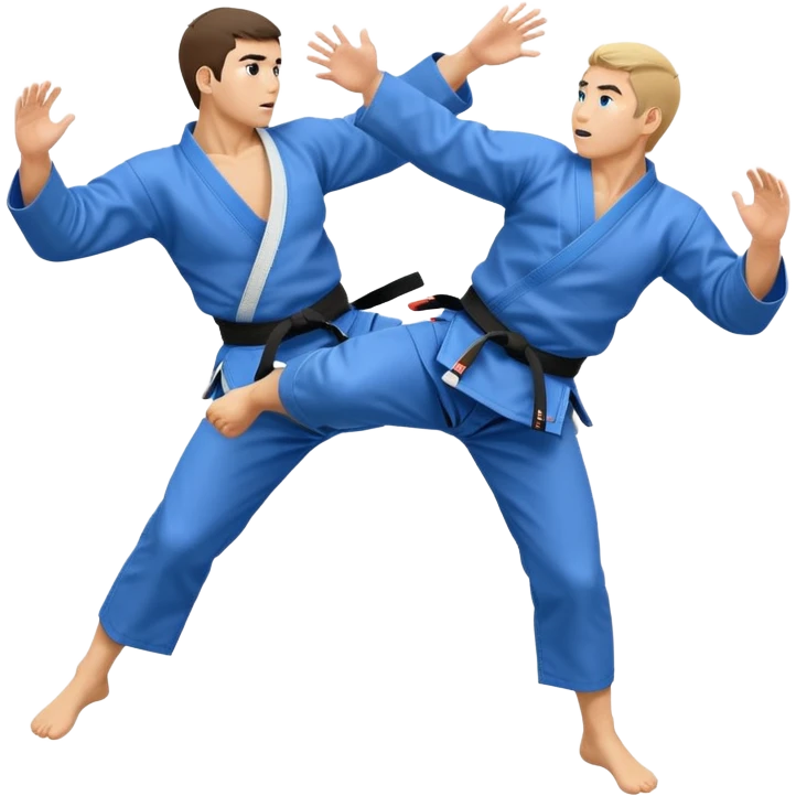 Judo walka 1v1 emoji