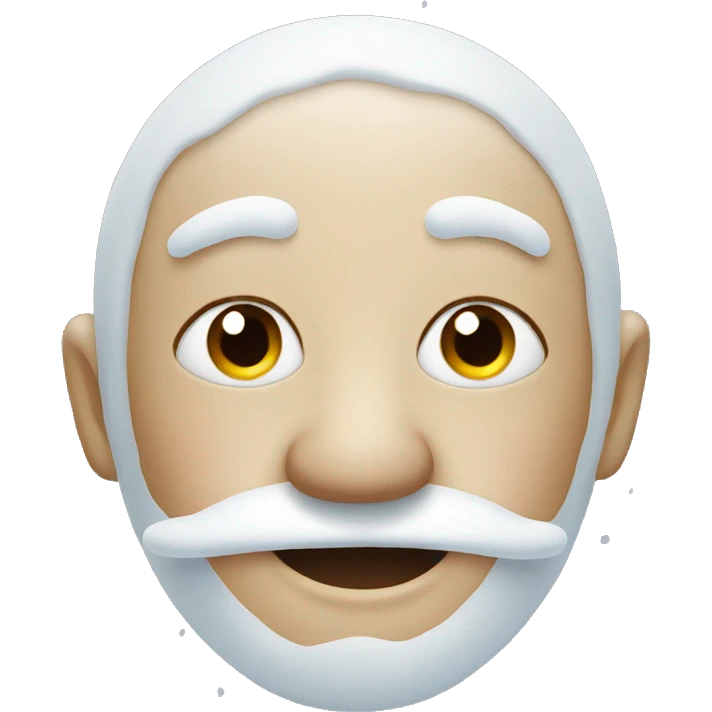 emoji with snow on nose emoji