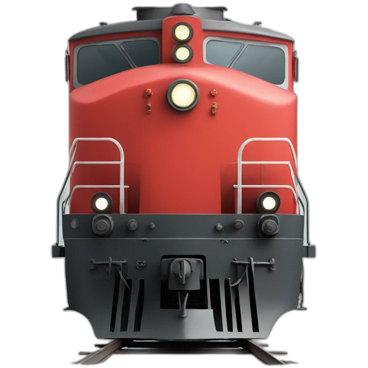 russian train, frontal view emoji