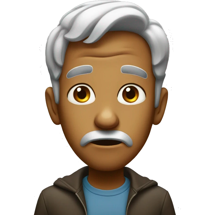 suspicious nodding emoji