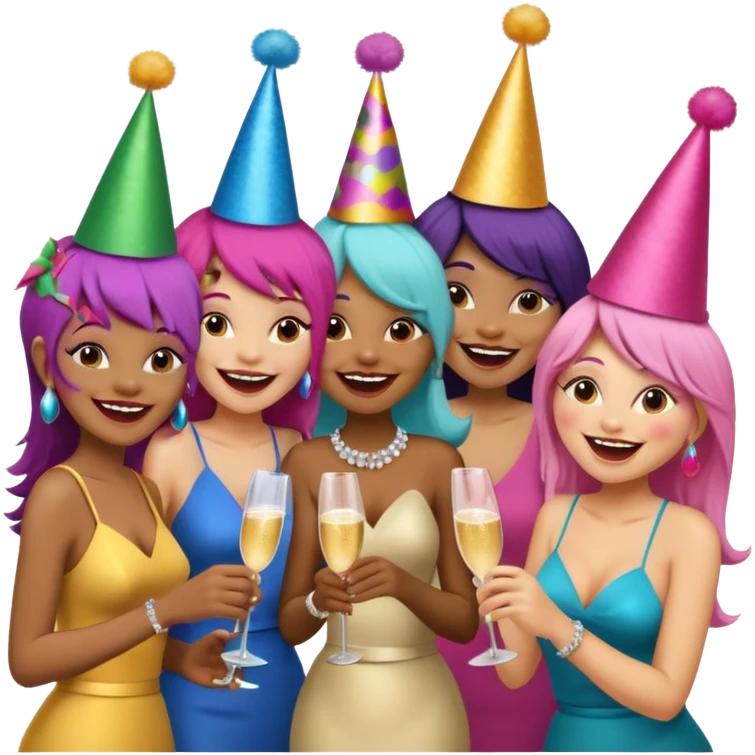 Make a women laughing women troll laughing emoji