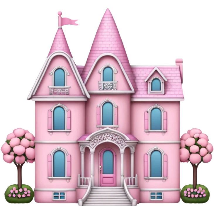 pink dollhouse emoji