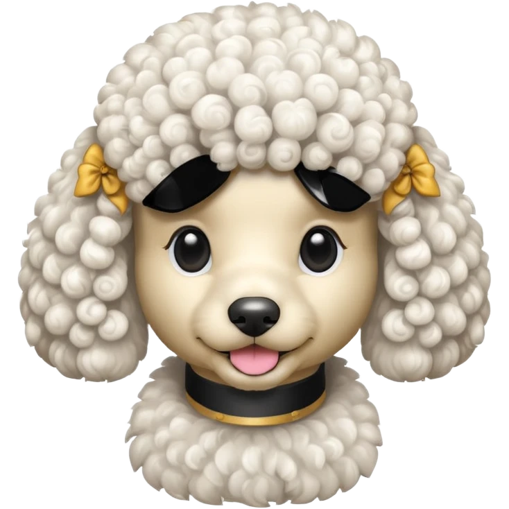 Perro poddle emoji
