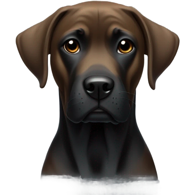 Black boxador  emoji