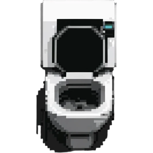 skibidi toilet character, toilet with camera head emoji