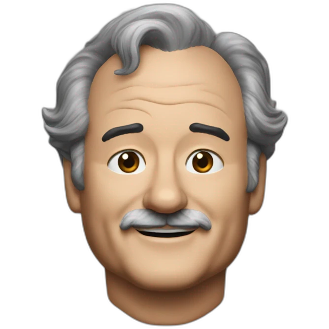 Bill murray black hair emoji