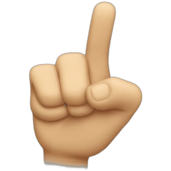 pointing emoji