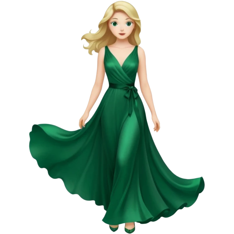 green dress emoji