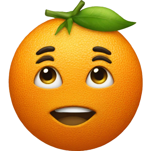 orange emoji
