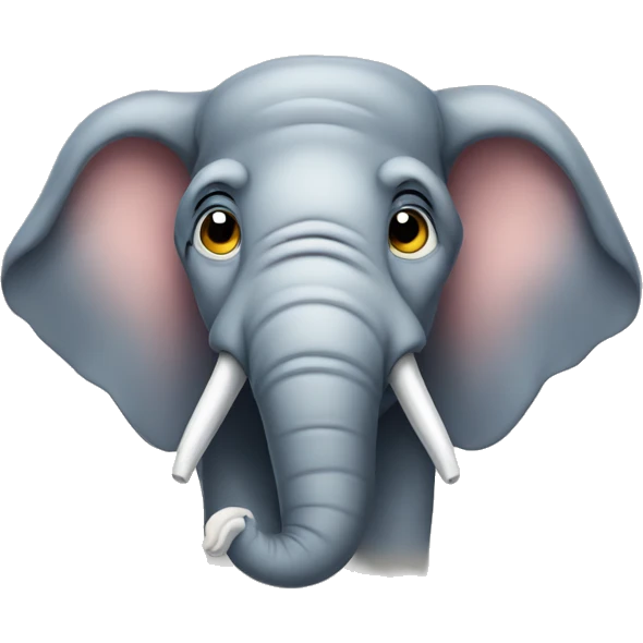 old, sad and tired elephant's face emoji