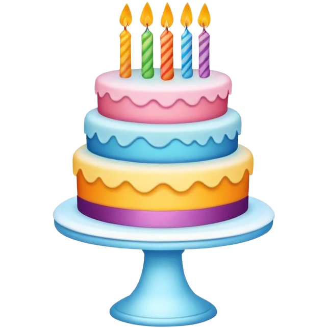 Birthday cake emoji