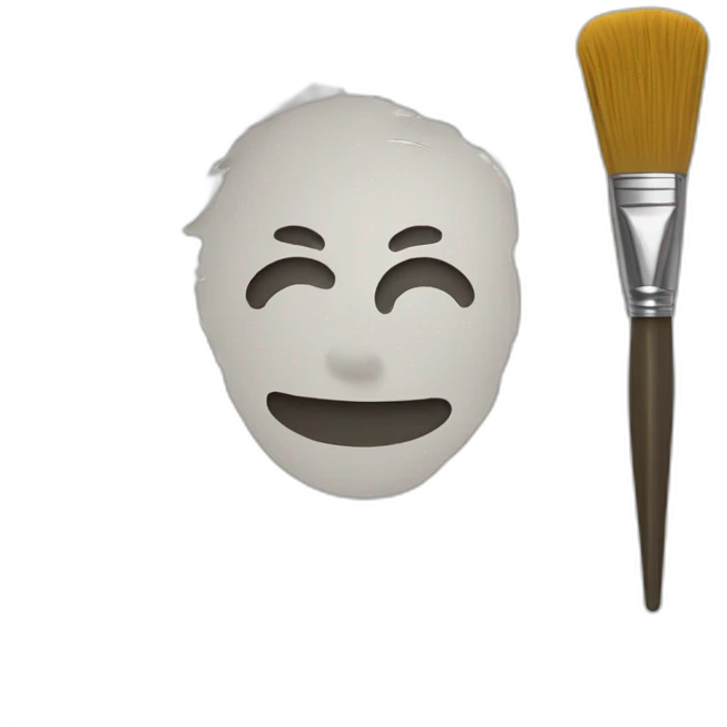 paper and paint brush emoji