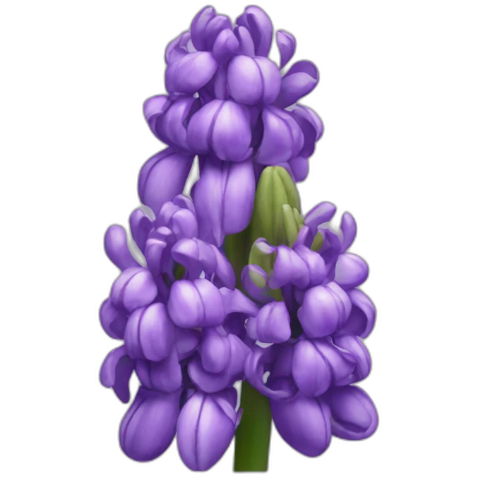 Purple hyacinth flower emoji