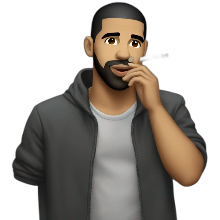 drake smoking emoji