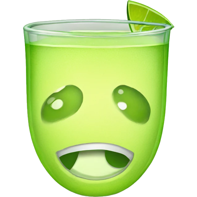 Tequila with lime emoji