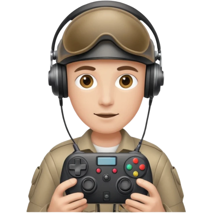 Adult with controller,Drone Pilot emoji