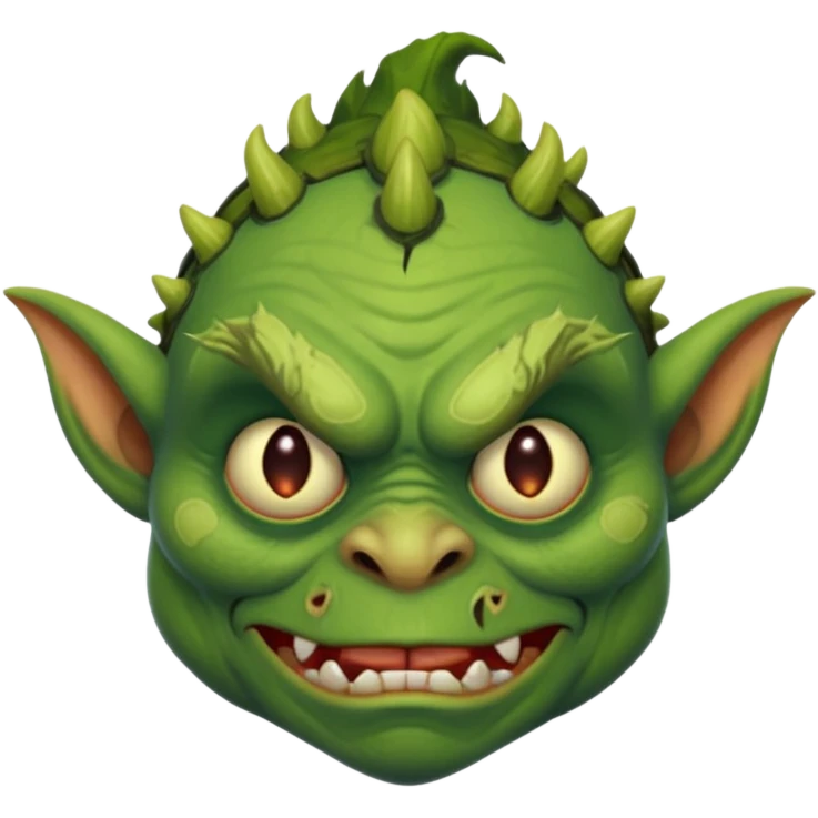 Ugly goblin  emoji